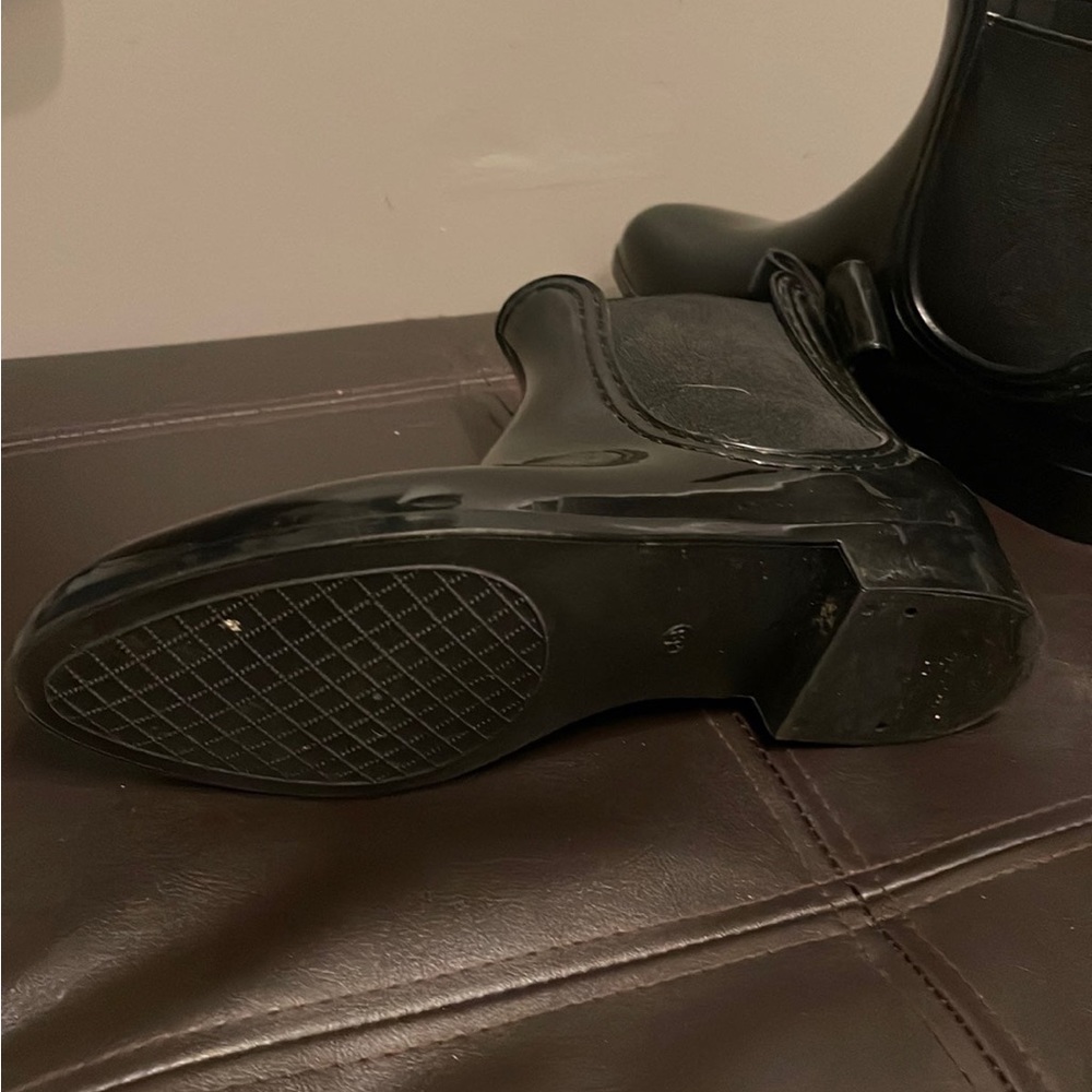 Black Rain Boots